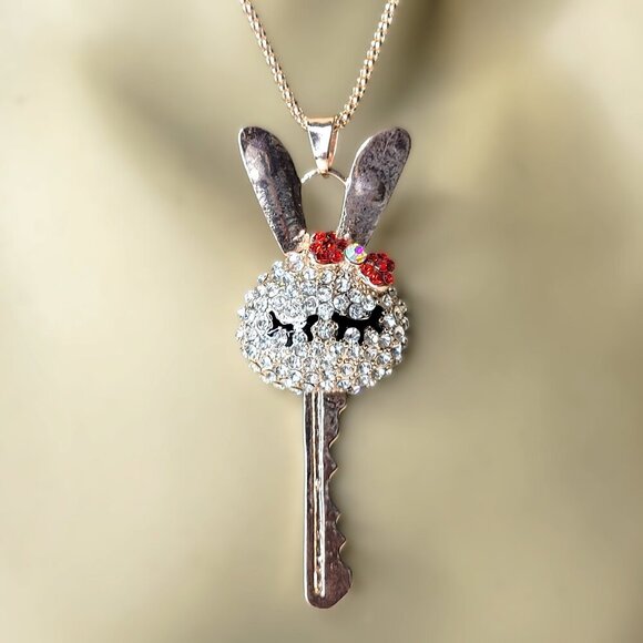 Rabbit Pendant Necklace - Picture 7 of 10